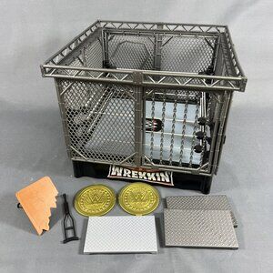 WWE WRECKIN WRESTLING RING and accessories